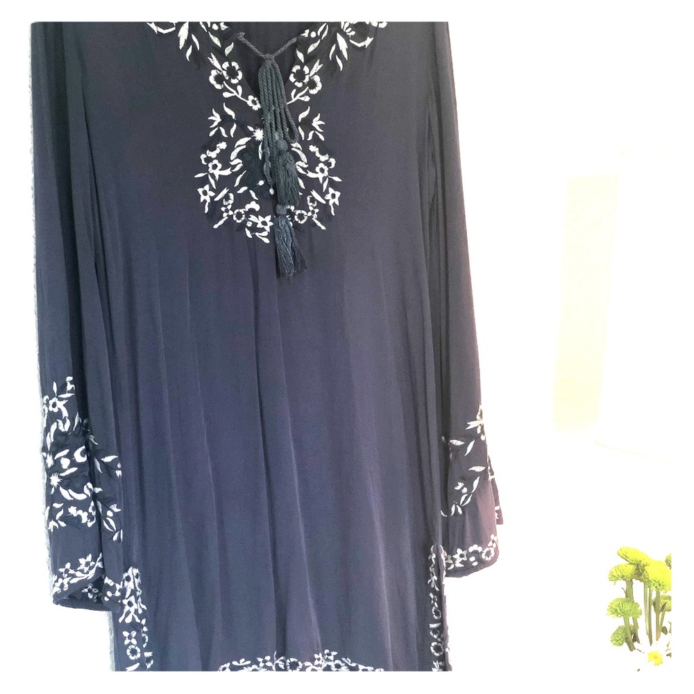 Embroidered Swim Coverup